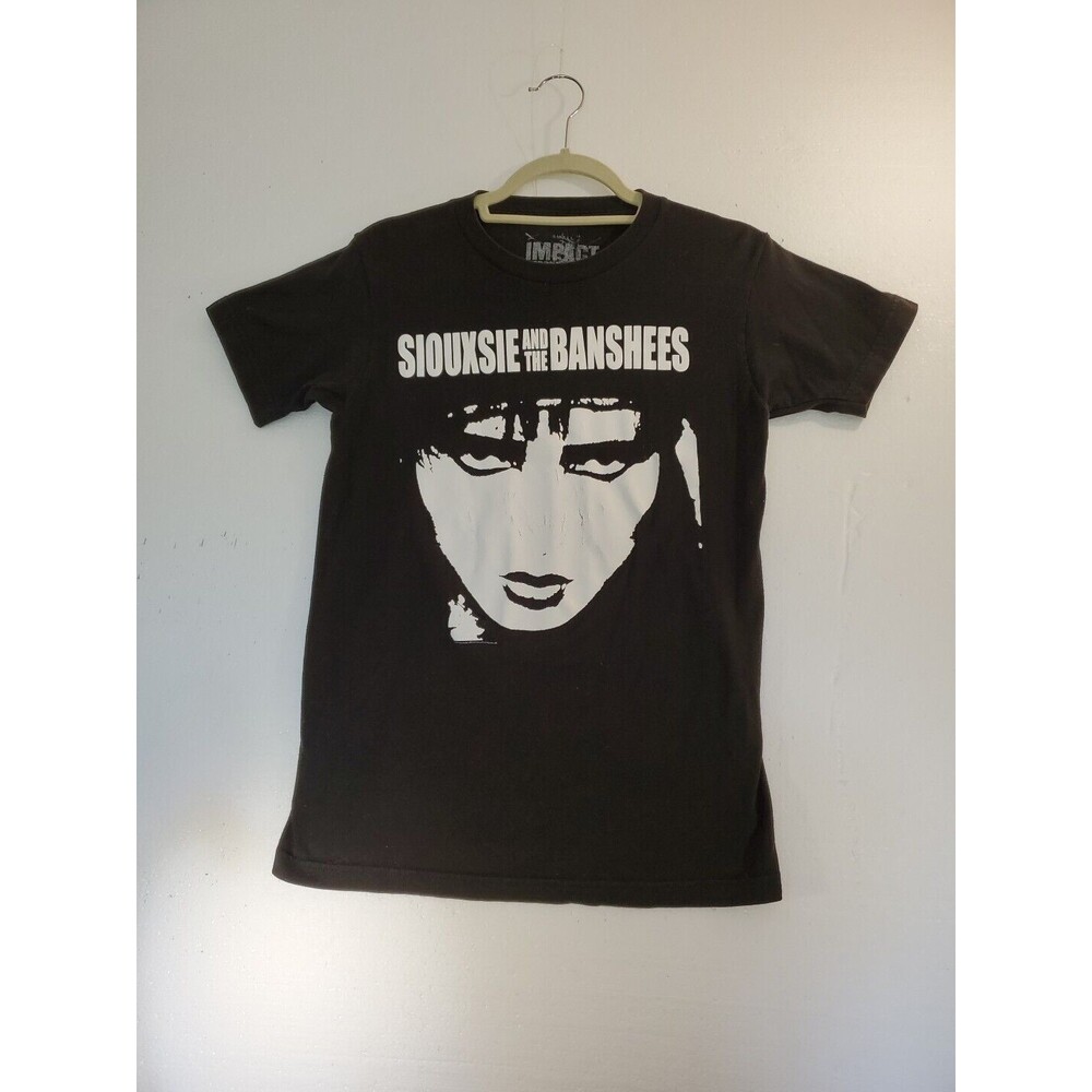 Siouxsie and the Banshees Shirt UNISEX Small Black Short Sleeve Crew Neck Band